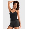 image:imageYEOREO CoreFlex Y Back Tank Tops for Women Workout Padded Racerback Tank Tops with Adjustable StrapBlack