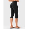 image:imageYEOREO Ease Womens Workout Capri Leggings with Pockets No Front Seam Pants  High Waisted Hidden Scrunch Tummy Control Butt lifting buttery soft Gym Yoga Going Out Capri Leggings 17 InseamBlack
