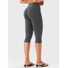 image:imageYEOREO Ease Womens Workout Capri Leggings with Pockets No Front Seam Pants  High Waisted Hidden Scrunch Tummy Control Butt lifting buttery soft Gym Yoga Going Out Capri Leggings 17 InseamCarbon Grey