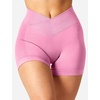 image:imageYEOREO Scrunch Butt Workout Shorts 35  Seamless V Cross Waist Sports Gym for WomenPink