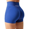 image:imageYEOREO Scrunch Butt Workout Shorts 35  Seamless V Cross Waist Sports Gym for WomenBlue