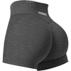 image:imageYEOREO Scrunch Butt Workout Shorts 35  Seamless V Cross Waist Sports Gym for WomenGrey