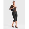 image:imageYEOREO Ease Womens 34 Sleeve Tops Workout Yoga Shirts  Double Lined Scoop Neck Slim Fit Soft Breathable Gym RunningDark Brown