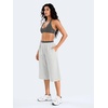 image:imageYEOREO Ease Women Wide Leg Capri Pants with Pockets Low Rise Sweatpants  17 Inseam Loose Fit Adjustable Drawstring Elastic Waistband CasualSlate Gray
