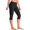 image:imageYEOREO CoreFlex Low Rise Butt Lifting Capri Leggings 16 Seamless Pants  No Front Seam Workout Gym Cropped Yoga Pants Scrunch Booty Impact for WomenBlack