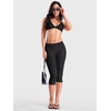 image:imageYEOREO CoreFlex Low Rise Butt Lifting Capri Leggings 16 Seamless Pants  No Front Seam Workout Gym Cropped Yoga Pants Scrunch Booty Impact for WomenBlack