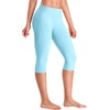 image:imageYEOREO CoreFlex Low Rise Butt Lifting Capri Leggings 16 Seamless Pants  No Front Seam Workout Gym Cropped Yoga Pants Scrunch Booty Impact for WomenBlue Topaz