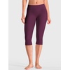 image:imageYEOREO CoreFlex Low Rise Butt Lifting Capri Leggings 16 Seamless Pants  No Front Seam Workout Gym Cropped Yoga Pants Scrunch Booty Impact for WomenBronze Plum