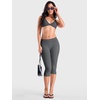 image:imageYEOREO CoreFlex Low Rise Butt Lifting Capri Leggings 16 Seamless Pants  No Front Seam Workout Gym Cropped Yoga Pants Scrunch Booty Impact for WomenCopper Ash