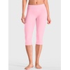image:imageYEOREO CoreFlex Low Rise Butt Lifting Capri Leggings 16 Seamless Pants  No Front Seam Workout Gym Cropped Yoga Pants Scrunch Booty Impact for WomenInfant Pink