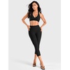 image:imageYEOREO Ease Capri Leggings for Women 21 No Front Seam Yoga PantsBlack