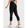 image:imageYEOREO Ease Capri Leggings for Women 21 No Front Seam Yoga PantsBlack