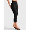 image:imageYEOREO Ease Capri Leggings for Women 21 No Front Seam Yoga PantsBlack
