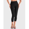 image:imageYEOREO Ease Capri Leggings for Women 21 No Front Seam Yoga PantsBlack