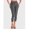 image:imageYEOREO Ease Capri Leggings for Women 21 No Front Seam Yoga PantsCarbon Grey