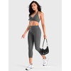 image:imageYEOREO Ease Capri Leggings for Women 21 No Front Seam Yoga PantsCarbon Grey