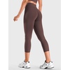 image:imageYEOREO Ease Capri Leggings for Women 21 No Front Seam Yoga PantsChocolate