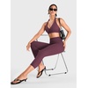 image:imageYEOREO Ease Capri Leggings for Women 21 No Front Seam Yoga PantsFig Purple