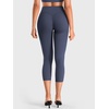 image:imageYEOREO Ease Capri Leggings for Women 21 No Front Seam Yoga PantsNavy Blue