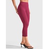 image:imageYEOREO Ease Capri Leggings for Women 21 No Front Seam Yoga PantsRuby Red