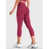 image:imageYEOREO Ease Capri Leggings for Women 21 No Front Seam Yoga PantsRuby Red