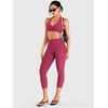 image:imageYEOREO Ease Capri Leggings for Women 21 No Front Seam Yoga PantsRuby Red
