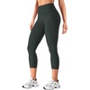 image:imageYEOREO Ease Capri Leggings for Women 21 No Front Seam Yoga PantsAsphalt Green