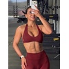 image:imageYEOREO CoreFlex U Neck Workout Sports BraBurgundy