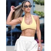 image:imageYEOREO CoreFlex U Neck Workout Sports BraMilk Yellow