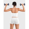 image:imageYEOREO CoreFlex Womens Strappy Halter Tops with Pads Backless Tank Top CamiWhite