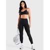 image:imageYEOREO CoreFlex Women Hidden Scrunch Workout Leggings with Pockets 25Black