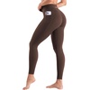 image:imageYEOREO CoreFlex Women Hidden Scrunch Workout Leggings with Pockets 25Chocolate