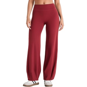 image:imageYEOREO Ease Women Workout Bubble Pants Gym Balloon LeggingsWine Red